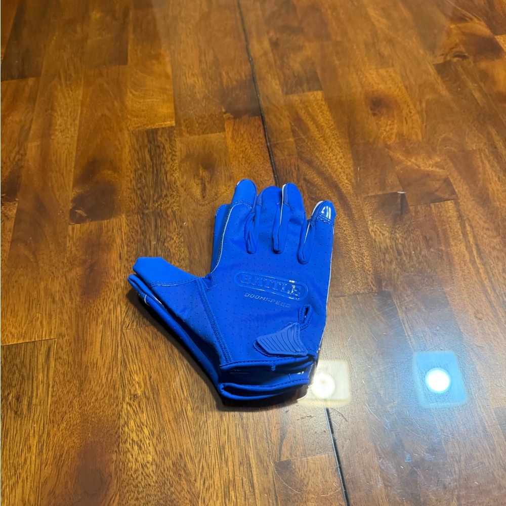 Battle Football Gloves Blue Men’s Large
